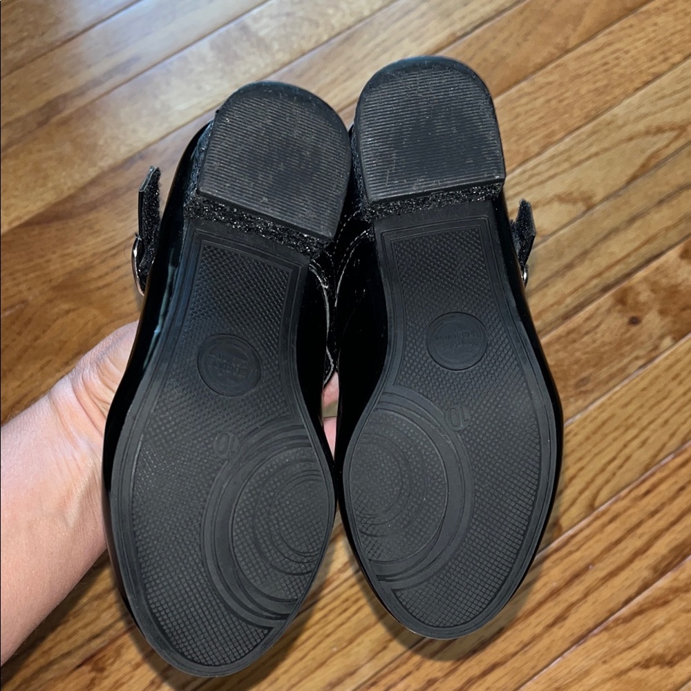 Wonder Nation Shiny Black Mary Jane Shoes - Picture 3 of 9